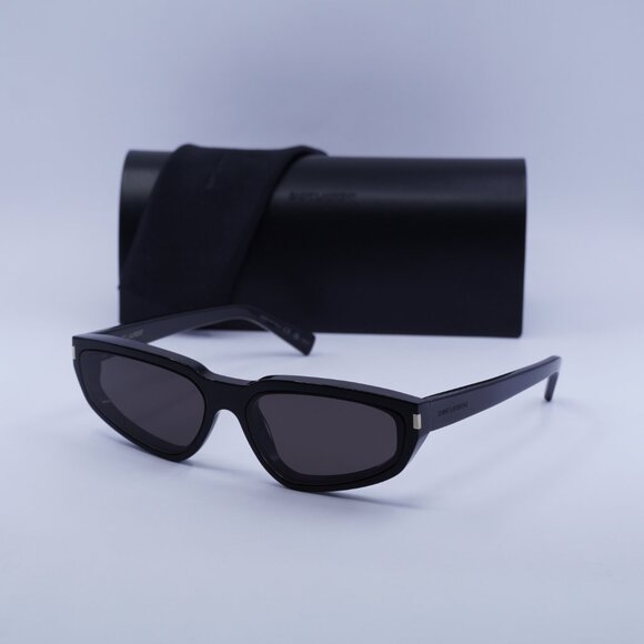 Saint Laurent SL634 NOVA 001 Cat Eye Sunglasses – Black - Picture 4 of 12